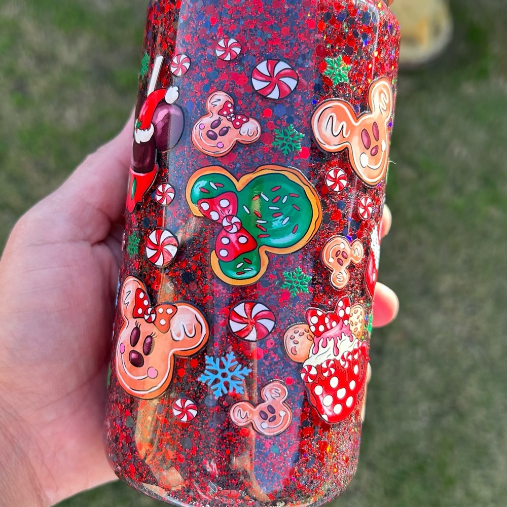 Mickey Mouse glass cup - Picture 4 of 5